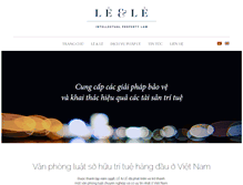 Tablet Screenshot of lele.com.vn